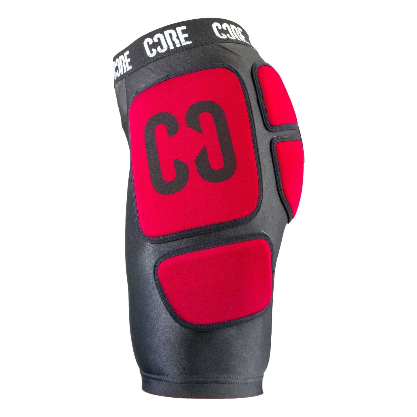 CORE Protection Stealth Impact Shorts - Red,Black Protection CORE