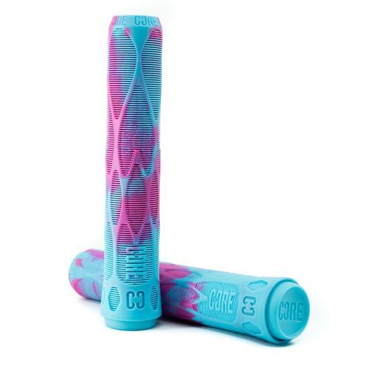 CORE Pro Handlebar Grips, Soft 170mm – Refresher (Blue/Pink) Grips CORE