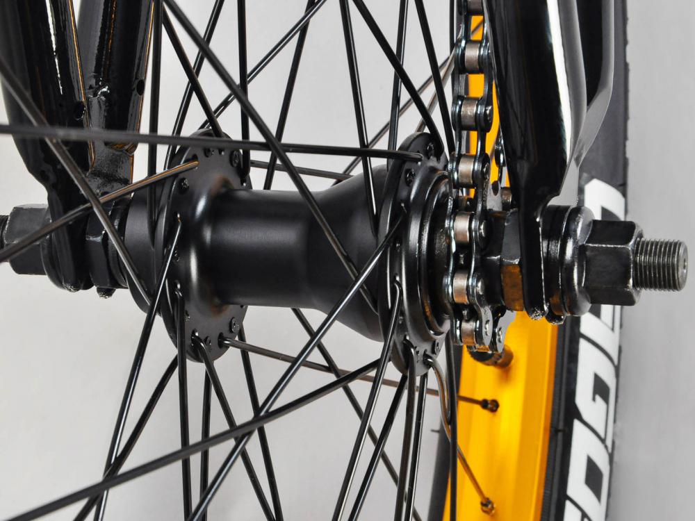 Mafia Bike Complete BMX Bike Kush 2+ Black, Gold BMX Mafia Bikes