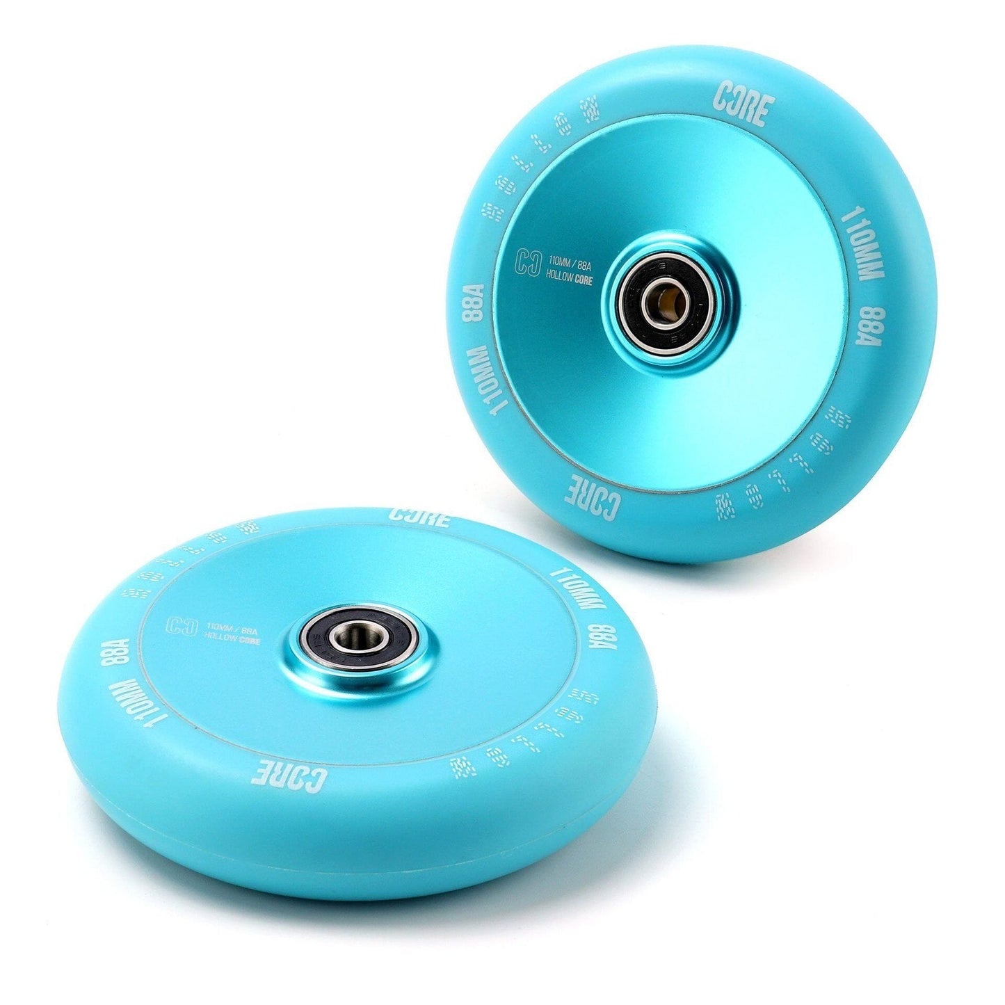 CORE Hollow Stunt Scooter Wheel V2 110mm - Mint Blue Scooter Wheels CORE
