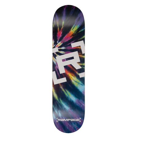Rampage Tie Dye Big R Skateboard Deck