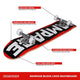 Rampage Block Logo Complete Skateboard, Black/Red Complete Skateboards Rampage 