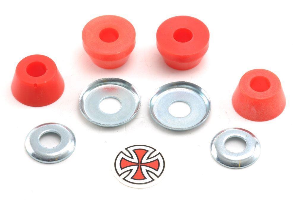 Independent Indy Soft Bushings 90A, Red hardware Independent