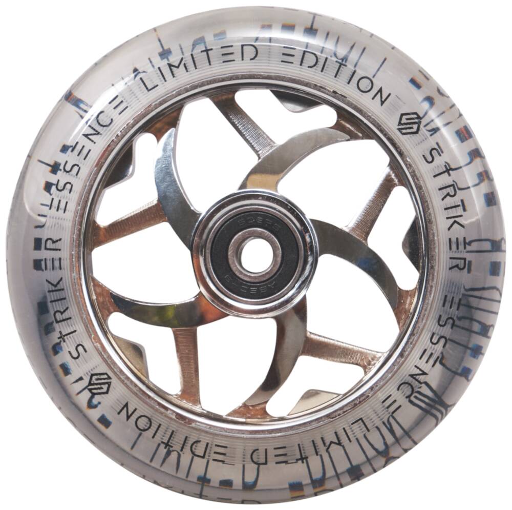Striker Essence V3 Clear Pro Scooter Wheel Chrome Scooter Wheels Striker