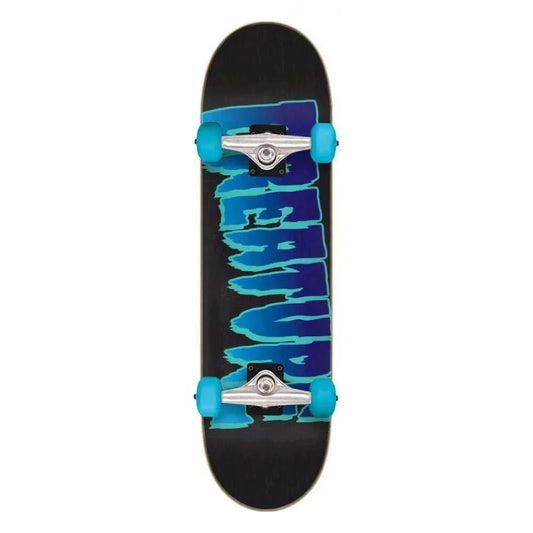Creature Logo Micro Complete Skateboard 7.5", Black/Blue Complete Skateboards Creature 