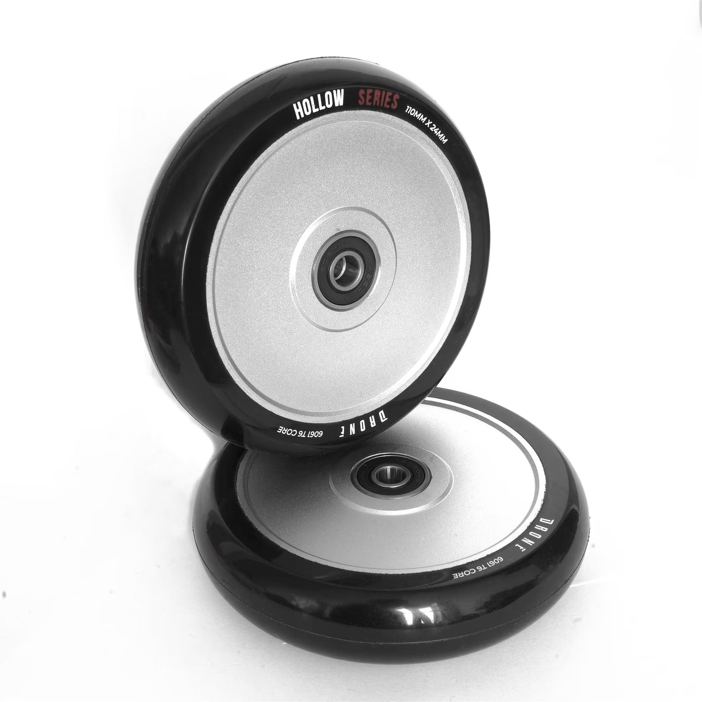 Drone Hollow Series Scooter Wheel 110mm, Silver Scooter Wheels Drone 