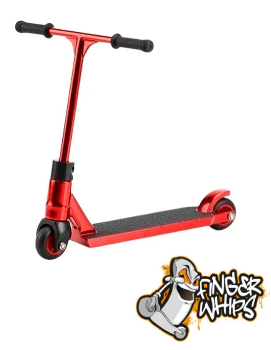 Finger Whips Finger Scooter, Red Chrome Accessories Finger Whips 