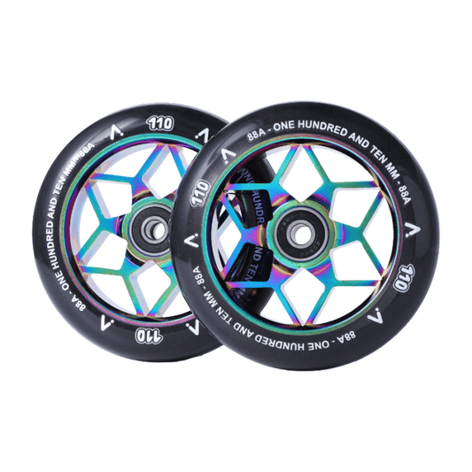 ACTA Swift Scooter Wheels 110mm, Neochrome (Pair) Scooter Wheels ACTA 