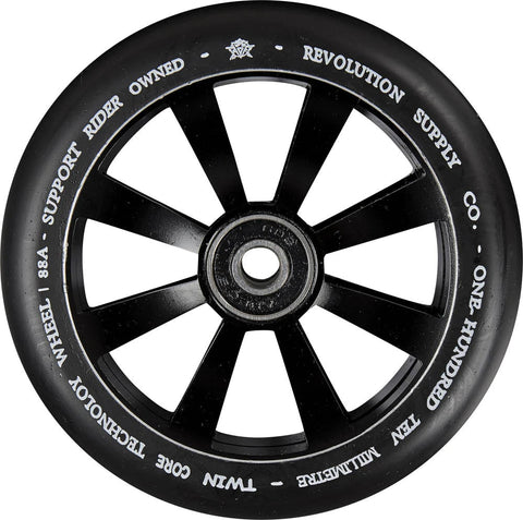 Revolution Supply Co Twin Core Scooter Wheel 110mm, Black