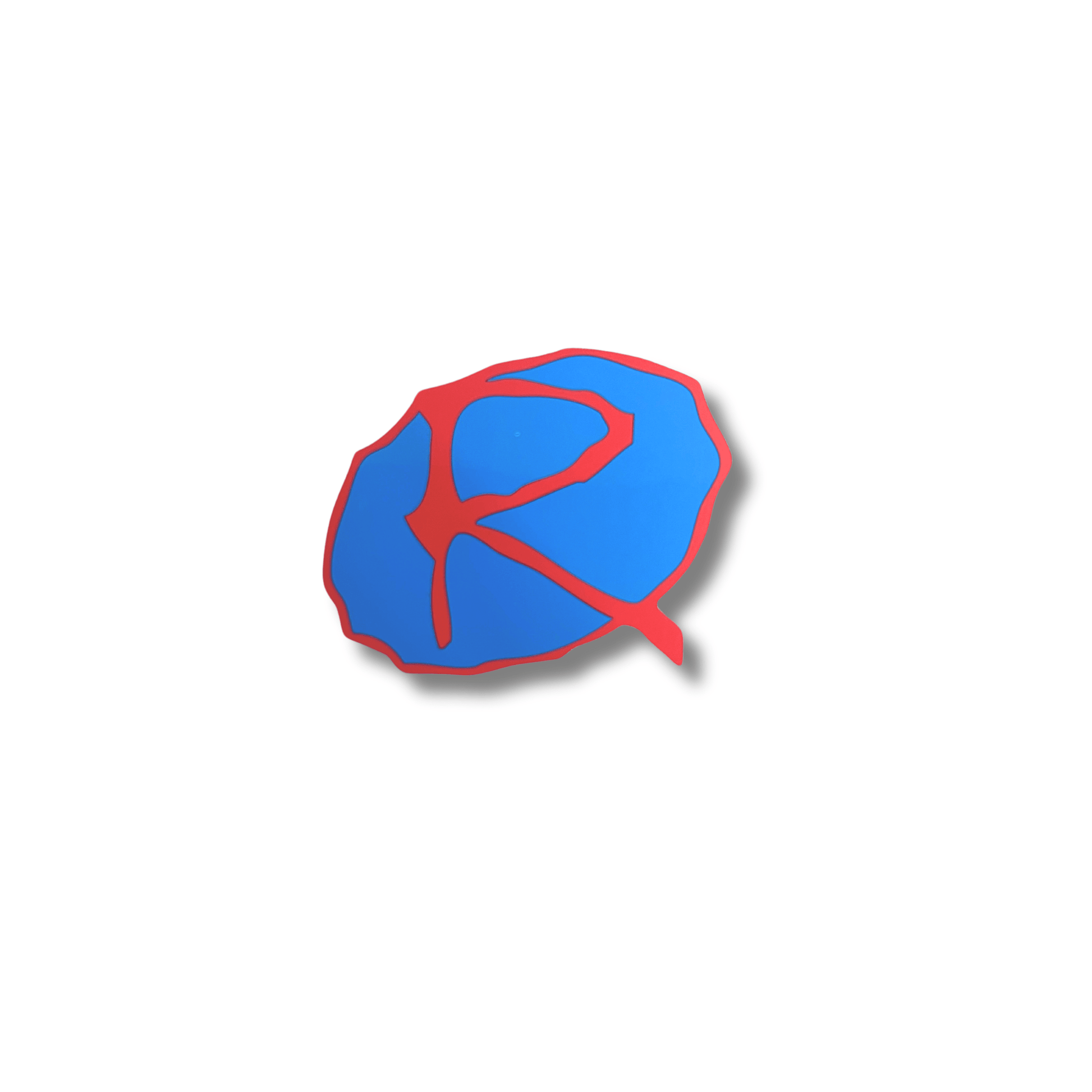 Rampworx "R" Sticker, Red/Blue Accessories Rampworx Skatepark 