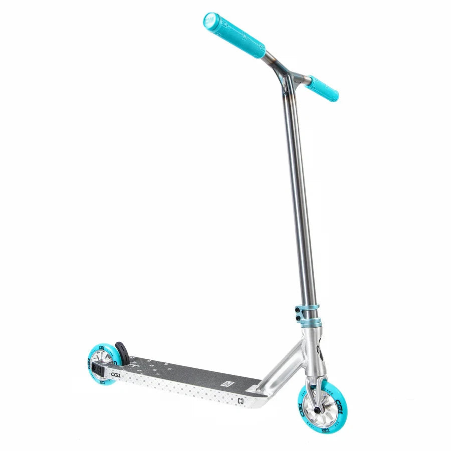 CORE CG1 Complete Stunt Scooter, Raw/Teal Complete Scooters CORE 