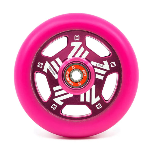 CORE Vent Hollow Scooter Wheel 110mm – Pink Scooter Wheels CORE 