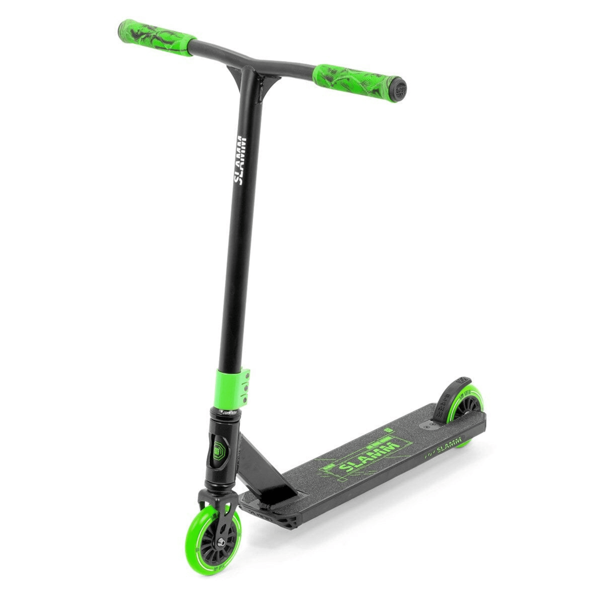 Slamm Classic Mini Stunt Scooter, Green Complete Scooters Slamm Scooters 