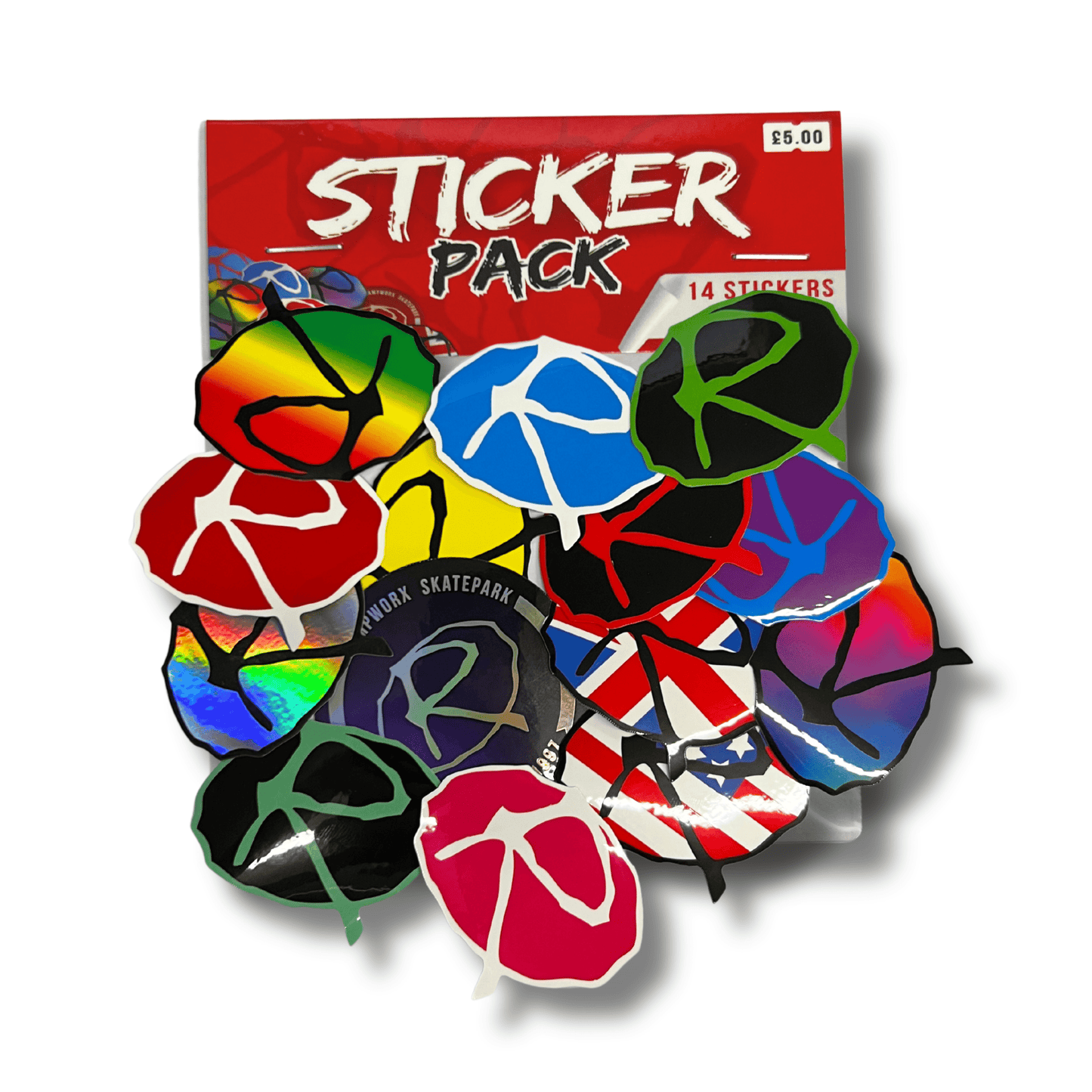 Rampworx Sticker Pack (+4 FREE) Accessories Rampworx Skatepark 