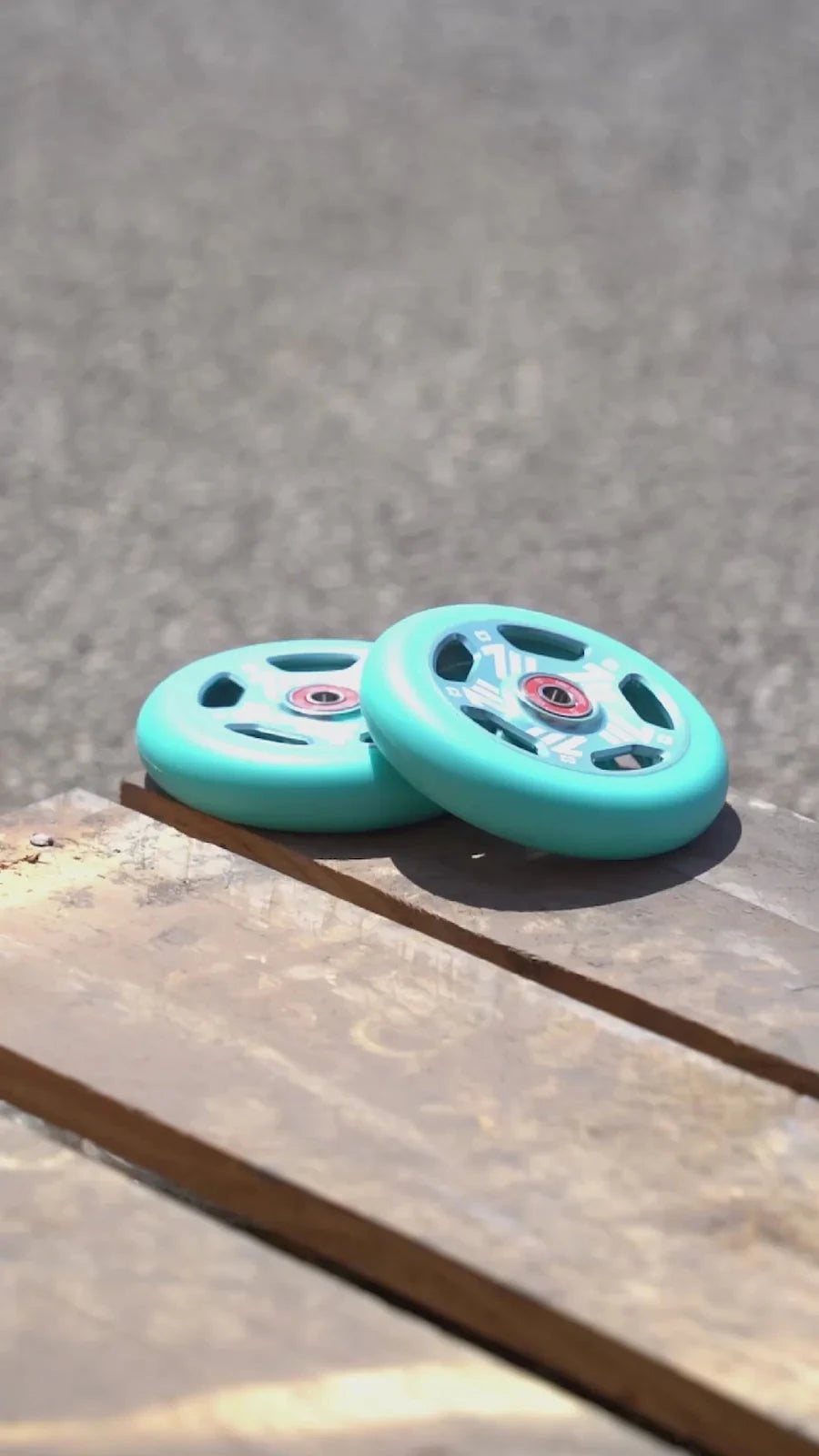 CORE Vent Hollow Scooter Wheel 110mm – Mint Blue Scooter Wheels CORE 