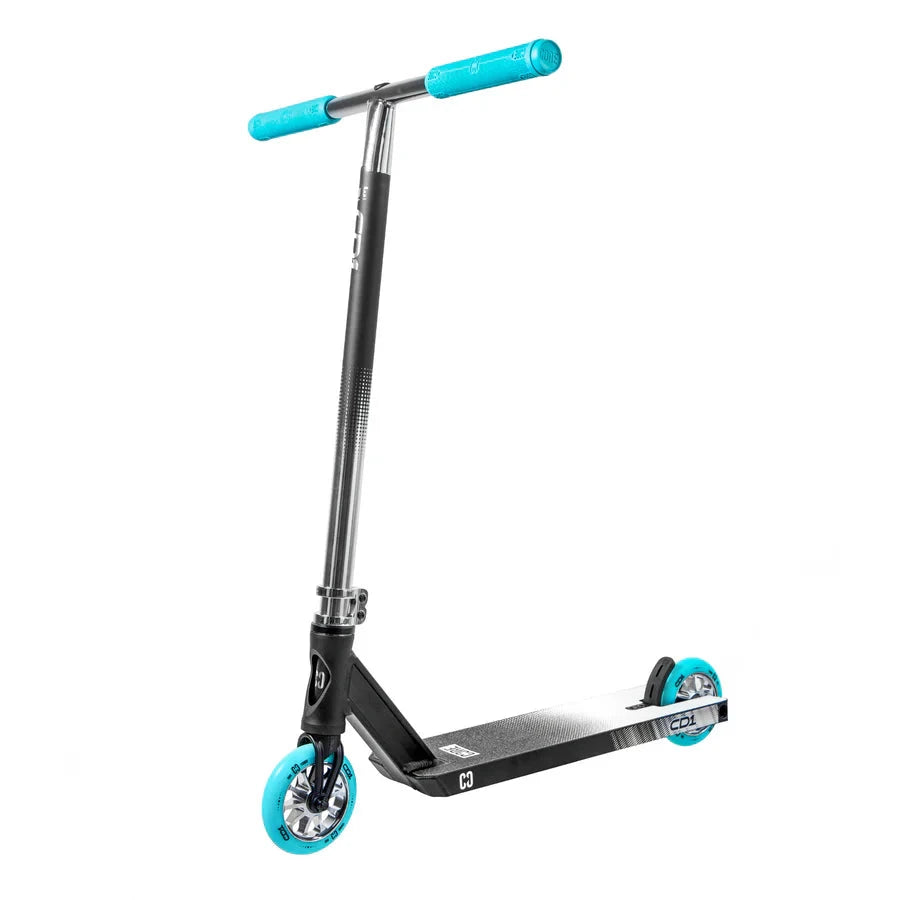 CORE CD1 Complete Stunt Scooter, Chrome/Teal Complete Scooters CORE 