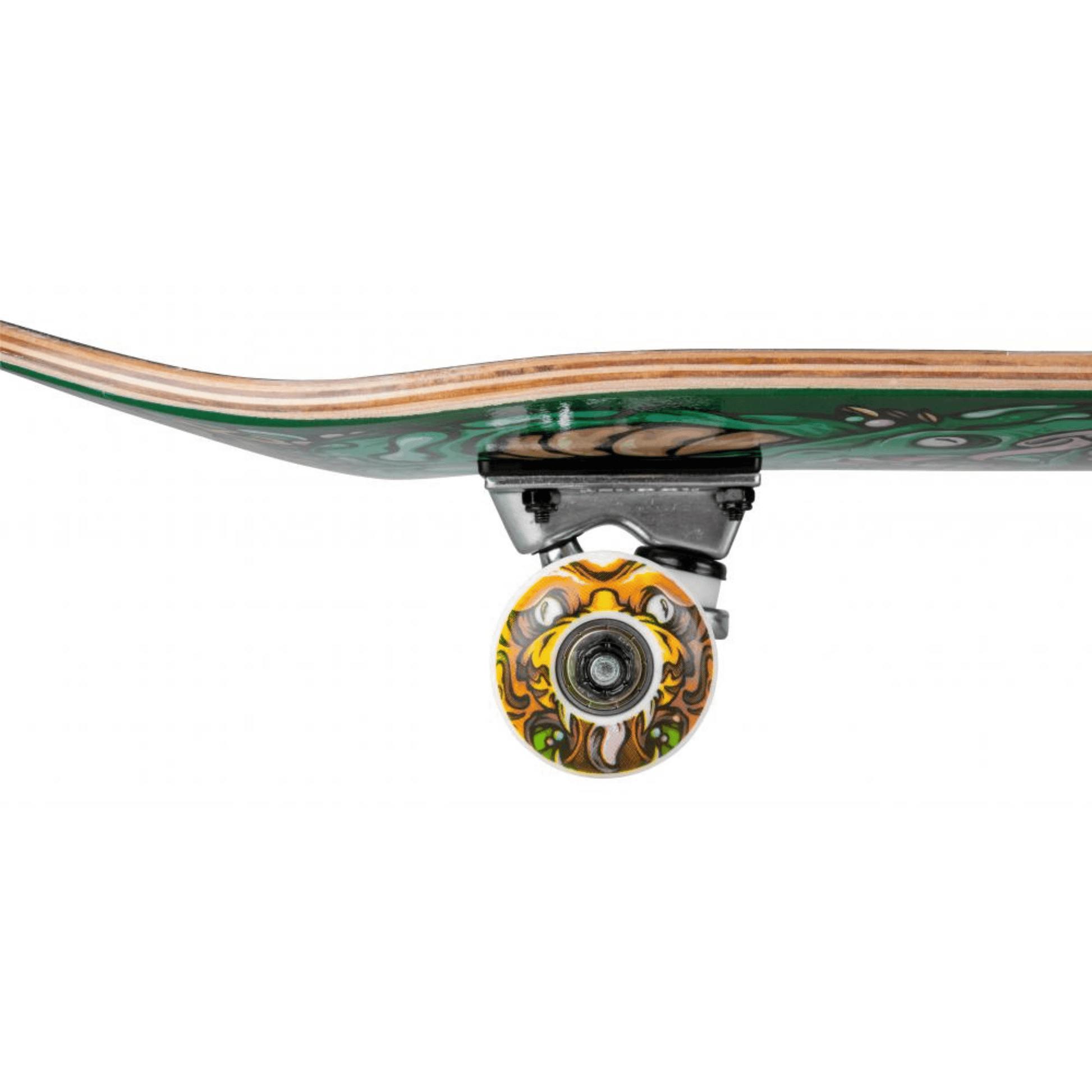 Rocket Wild Pile-Up Complete Skateboard 7.5", Green Complete Skateboards Rocket 