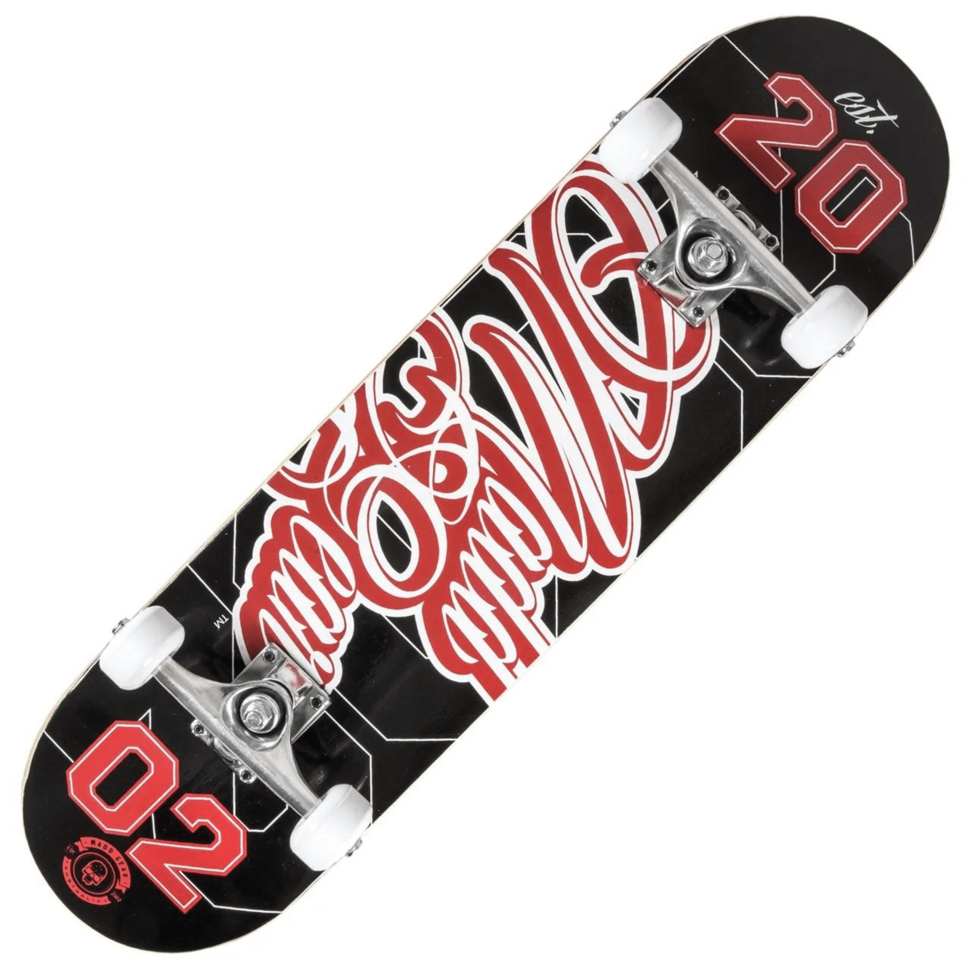 Madd Gear Pro Gameplay Complete Skateboard, Black/Red Complete Skateboards MADD Gear (MGP) 