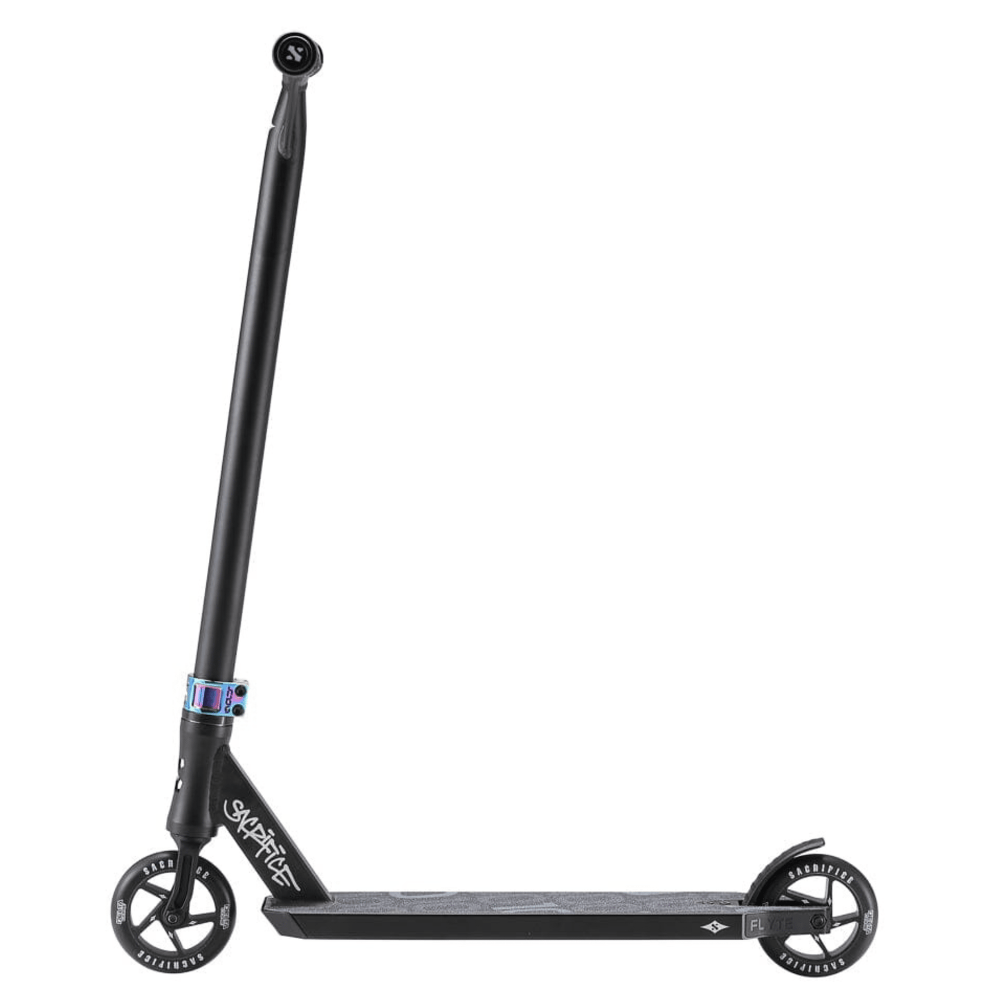 Sacrifice Flyte 100 V2 Complete Stunt Scooter, Black/Neo Complete Scooters Sacrifice 