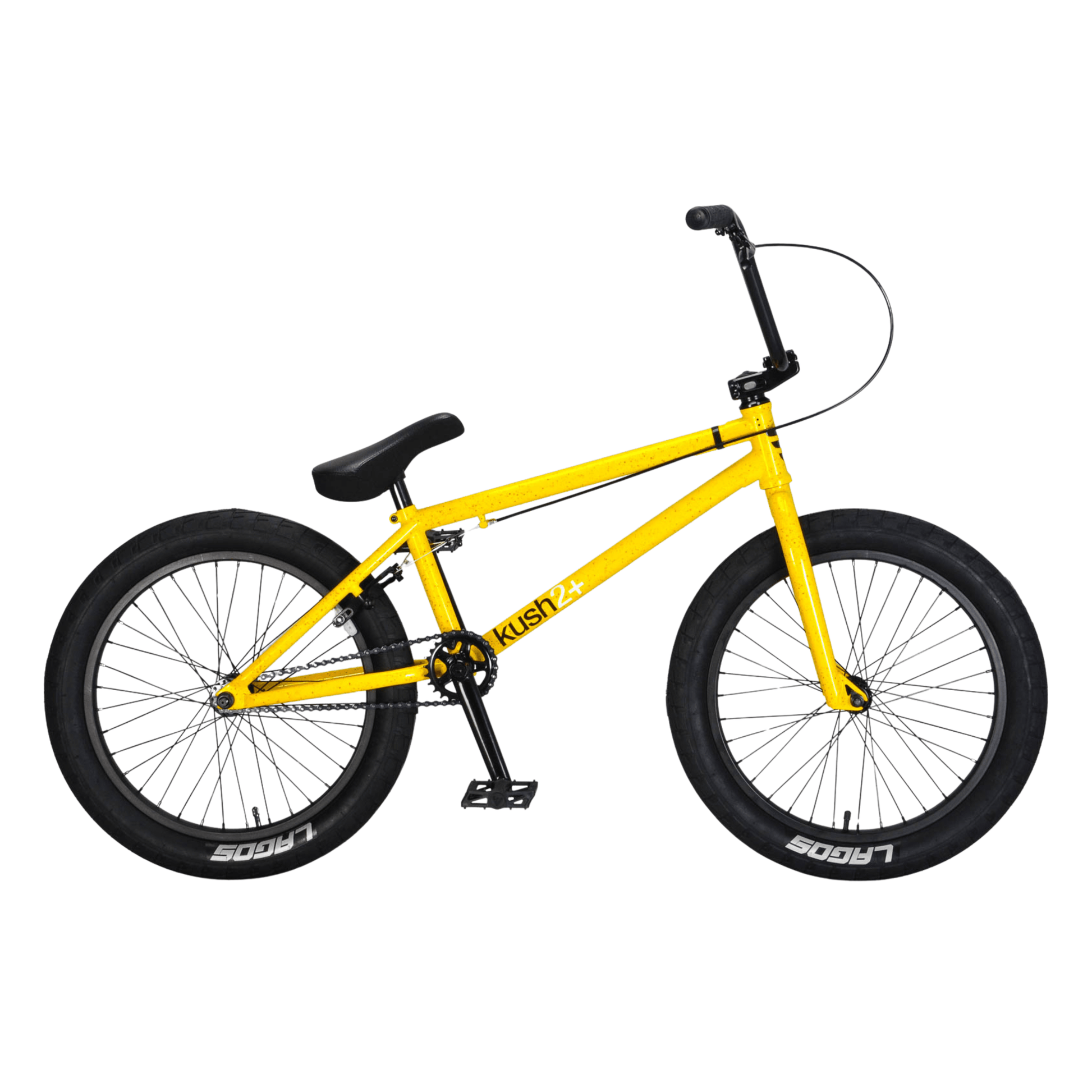 Mafia Bikes Kush 2+ Complete BMX 20", Yellow BMX Mafia Bikes 
