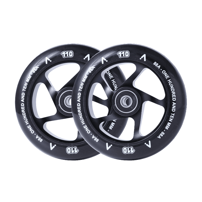 ACTA Superlight Scooter Wheels 110mm, Black (Pair) Scooter Wheels ACTA 