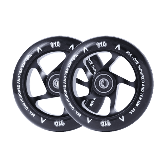 ACTA Superlight Scooter Wheels 110mm, Black (Pair) Scooter Wheels ACTA 