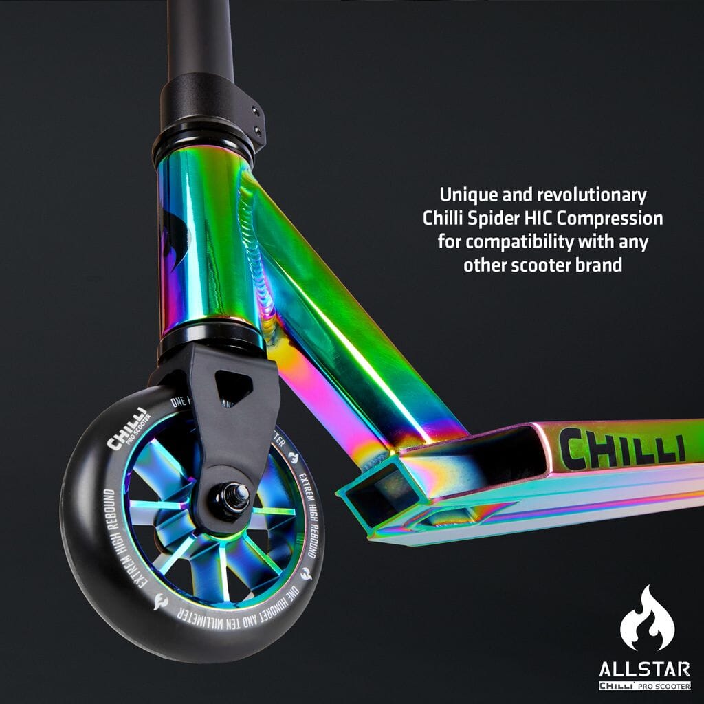 Chilli Rocky Complete Stunt Scooter, Neochrome Complete Scooters Chilli 