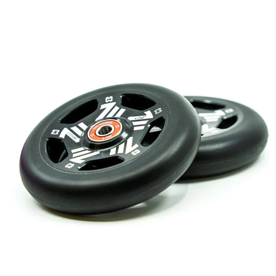 CORE Vent Hollow Scooter Wheel 110mm – Black Scooter Wheels CORE 