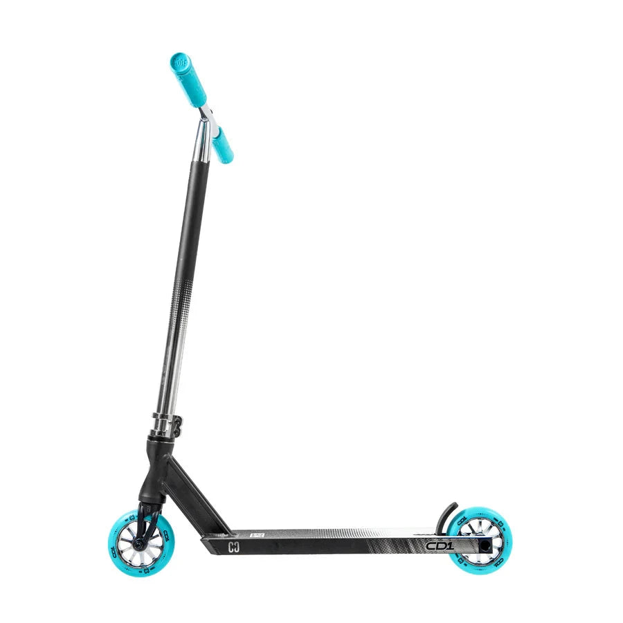 CORE CD1 Complete Stunt Scooter, Chrome/Teal Complete Scooters CORE 