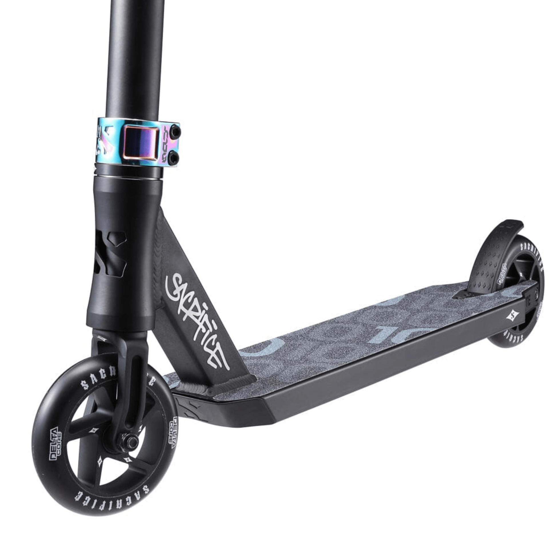 Sacrifice Flyte 100 V2 Complete Stunt Scooter, Black/Neo Complete Scooters Sacrifice 