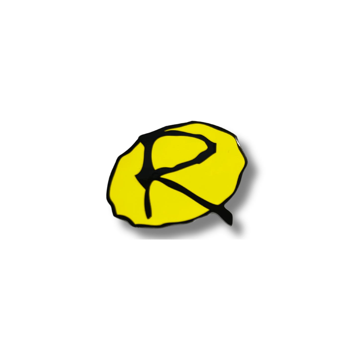 Rampworx "R" Sticker, Yellow Accessories Rampworx Skatepark 