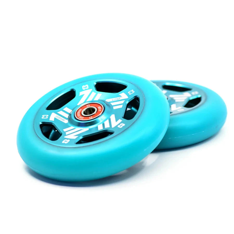 CORE Vent Hollow Scooter Wheel 110mm – Mint Blue Scooter Wheels CORE 