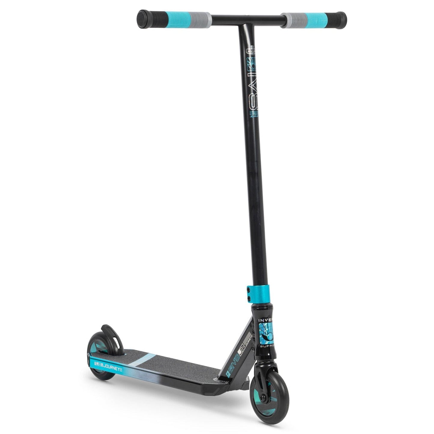 Invert Supreme Journey 1 + Complete Stunt Scooter, Teal/Sliver/Black Complete Scooters Invert Scooters 