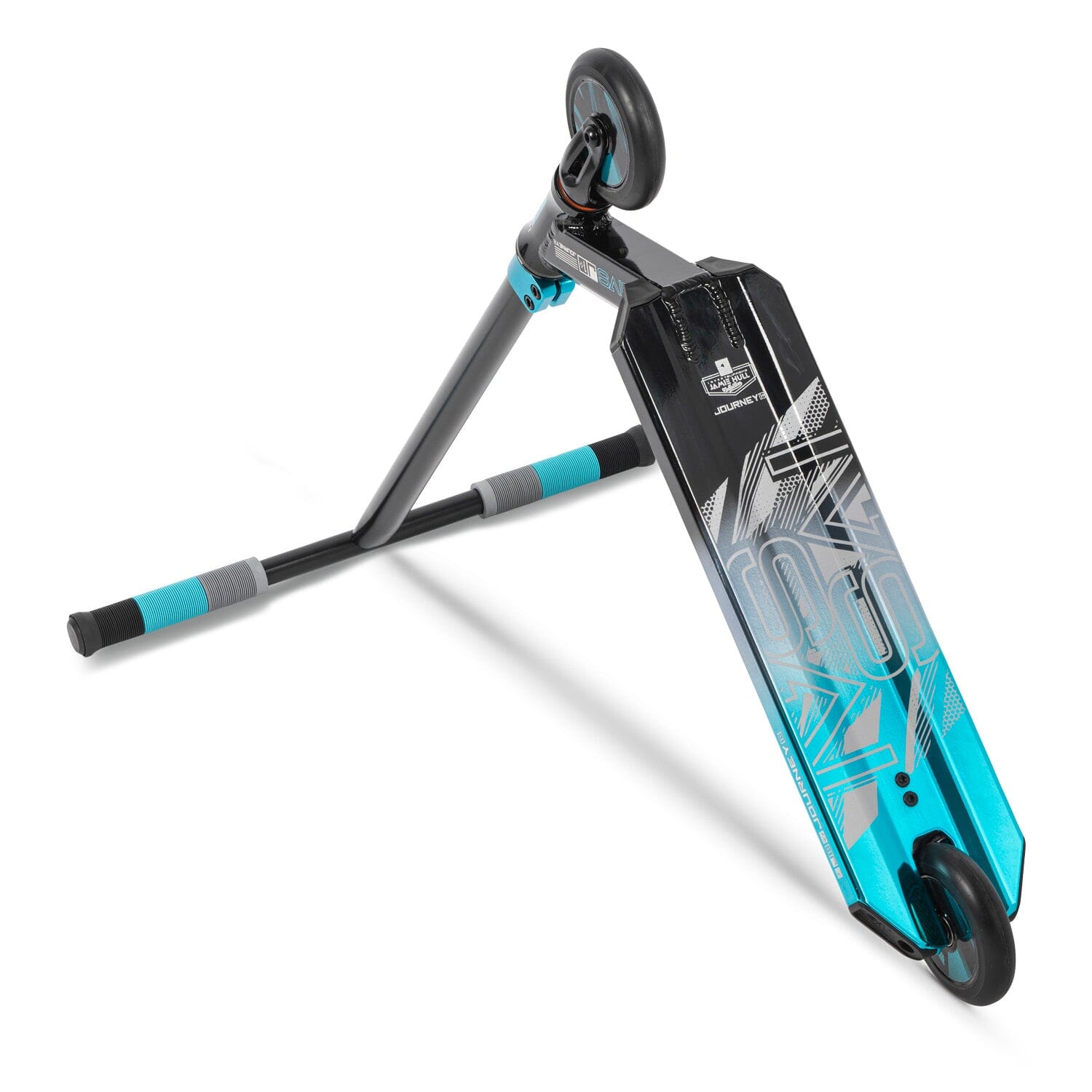 Invert Supreme Journey 1 + Complete Stunt Scooter, Teal/Sliver/Black Complete Scooters Invert Scooters 