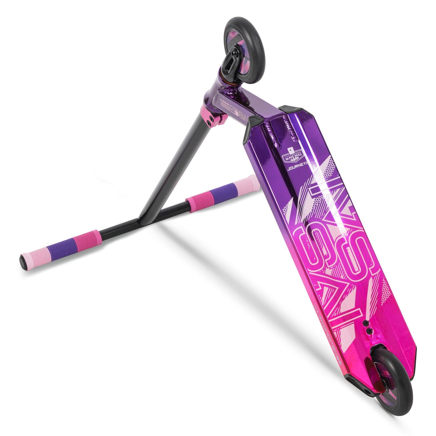 Invert Supreme Journey 1 + Complete Stunt Scooter, Tri Electro Pink/Pink/Purple Complete Scooters Invert Scooters 