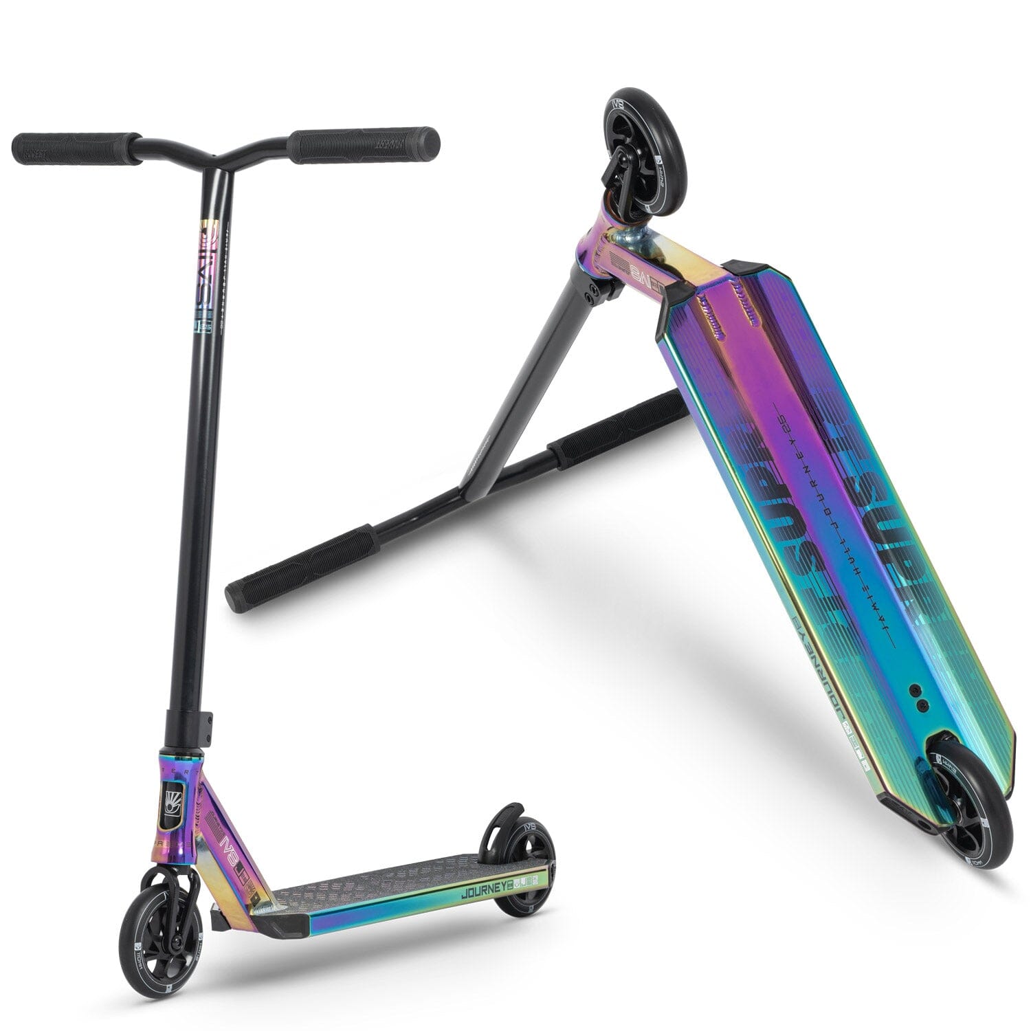 IVS Journey 2.5 Complete Stunt Scooter, Oil Slick Complete Scooters Invert Scooters 