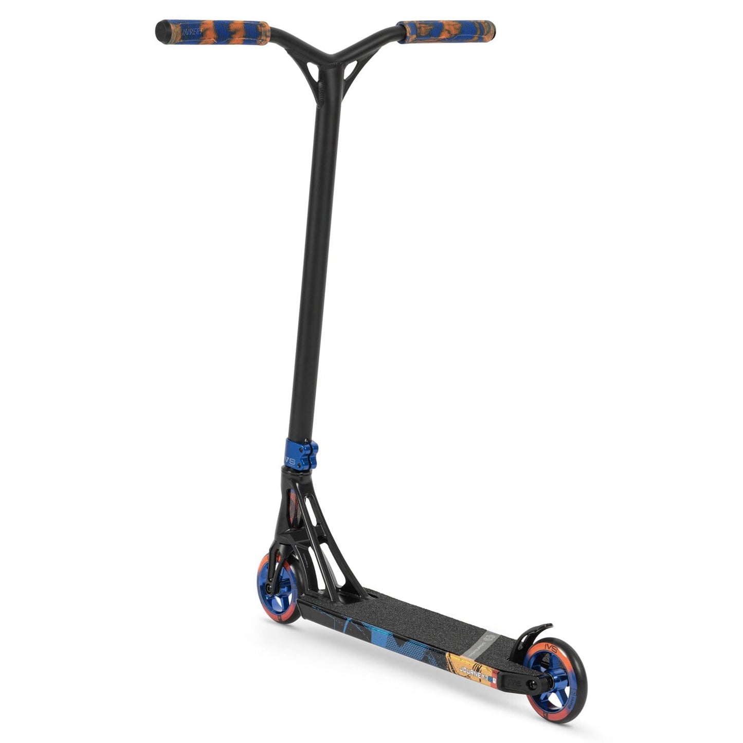 IVS Journey 3 Complete Scooter, Black/Blue/Orange Invert Scooters 