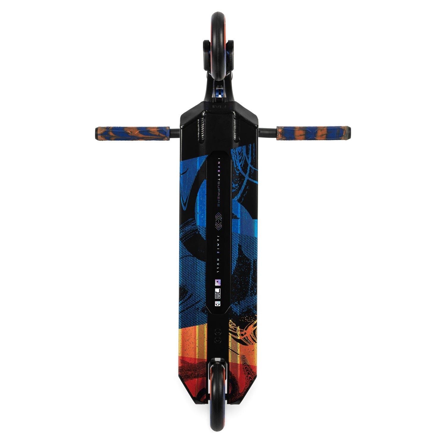 IVS Journey 3 Complete Scooter, Black/Blue/Orange Invert Scooters 