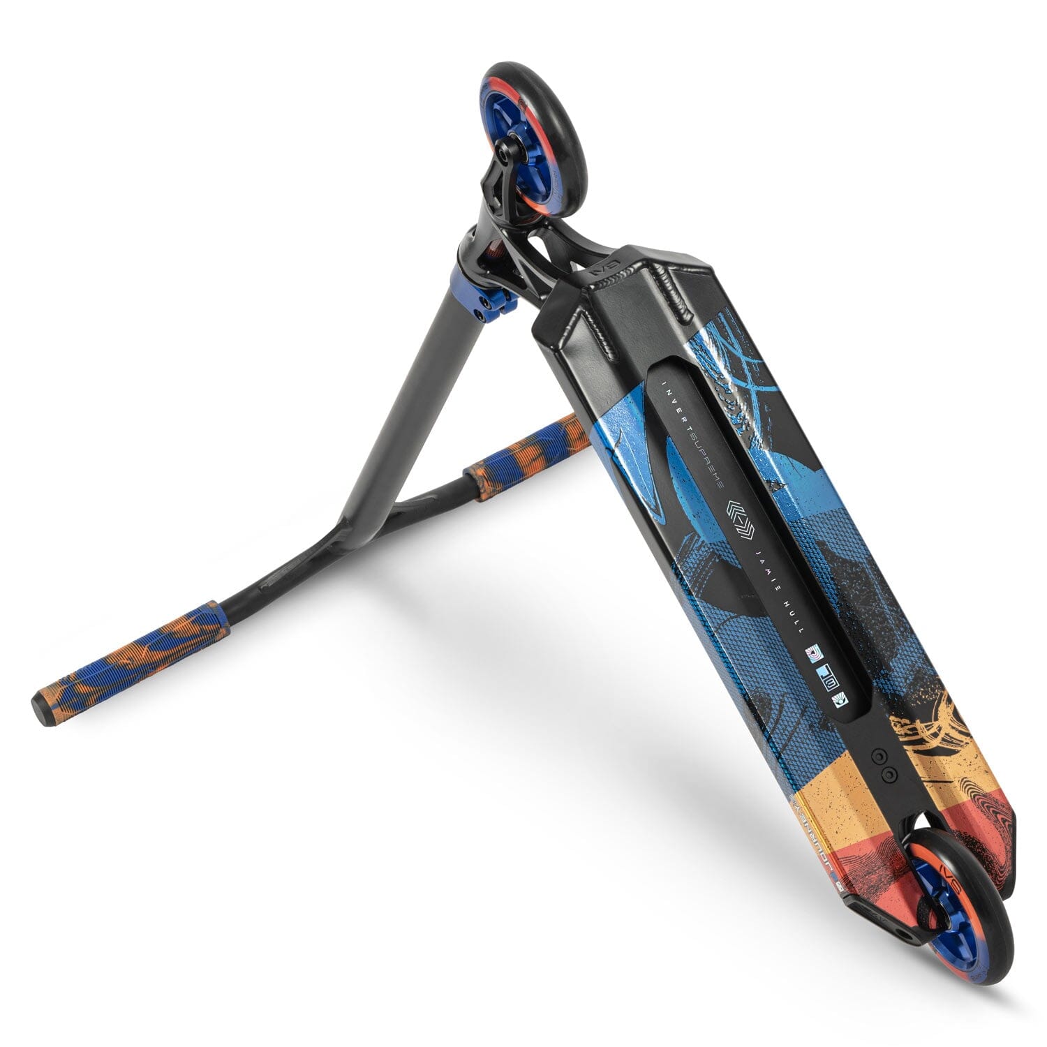 IVS Journey 3 Complete Scooter, Black/Blue/Orange Invert Scooters 