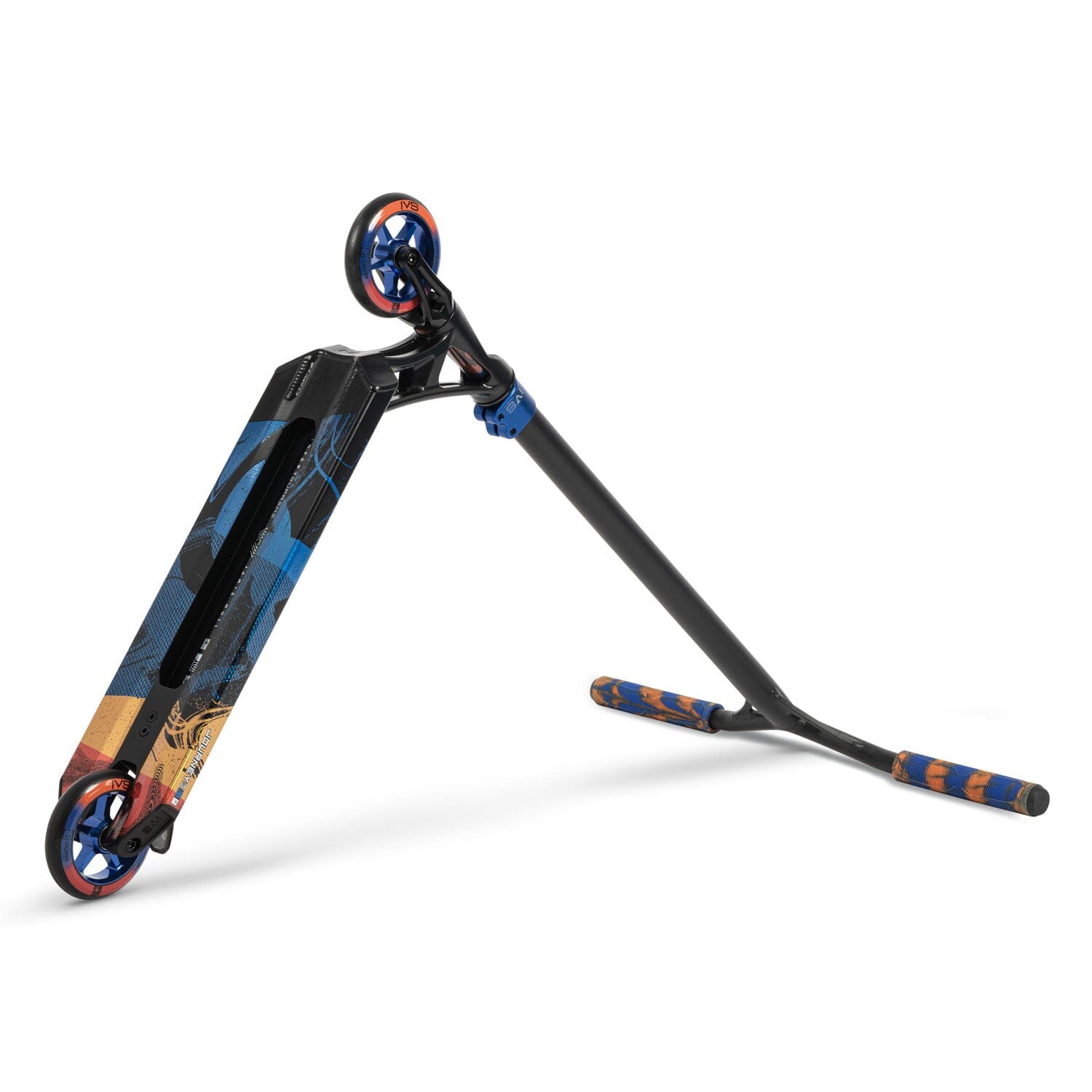 IVS Journey 3 Complete Scooter, Black/Blue/Orange Invert Scooters 
