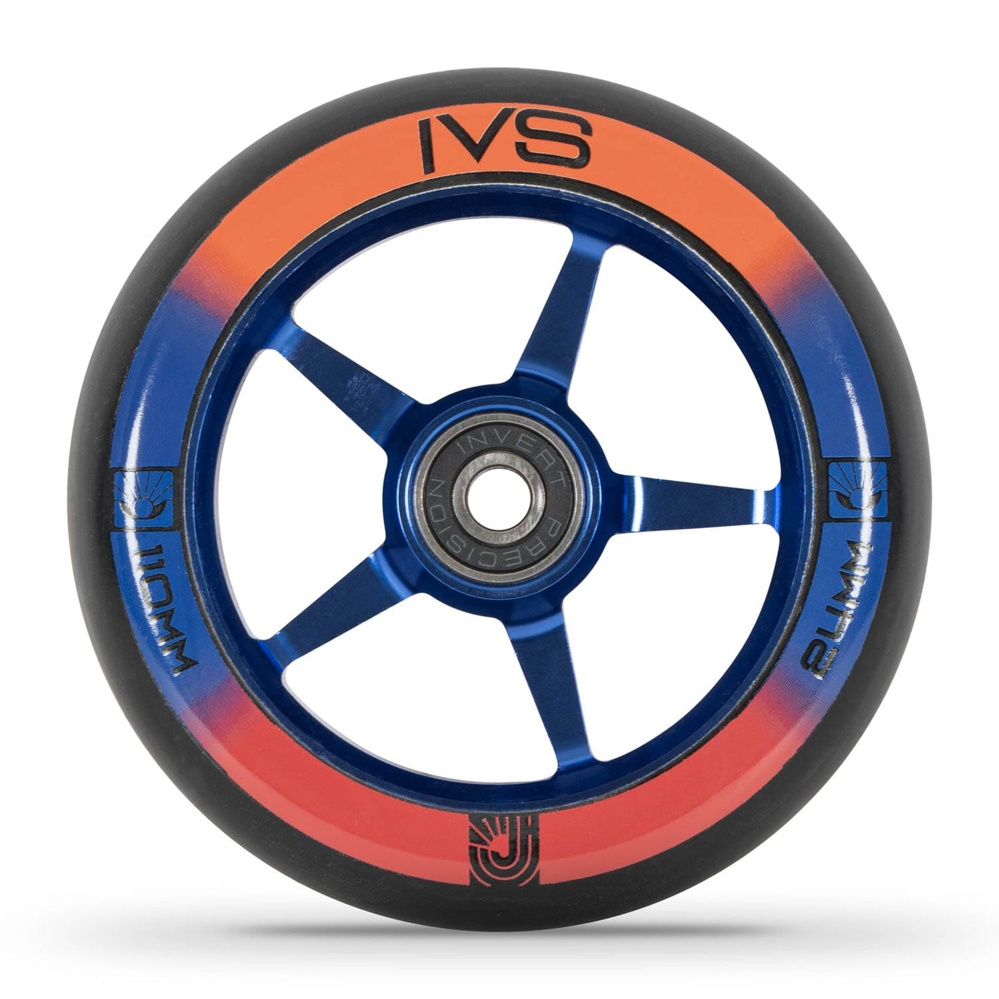 IVS Journey 3 Complete Scooter, Black/Blue/Orange Invert Scooters 