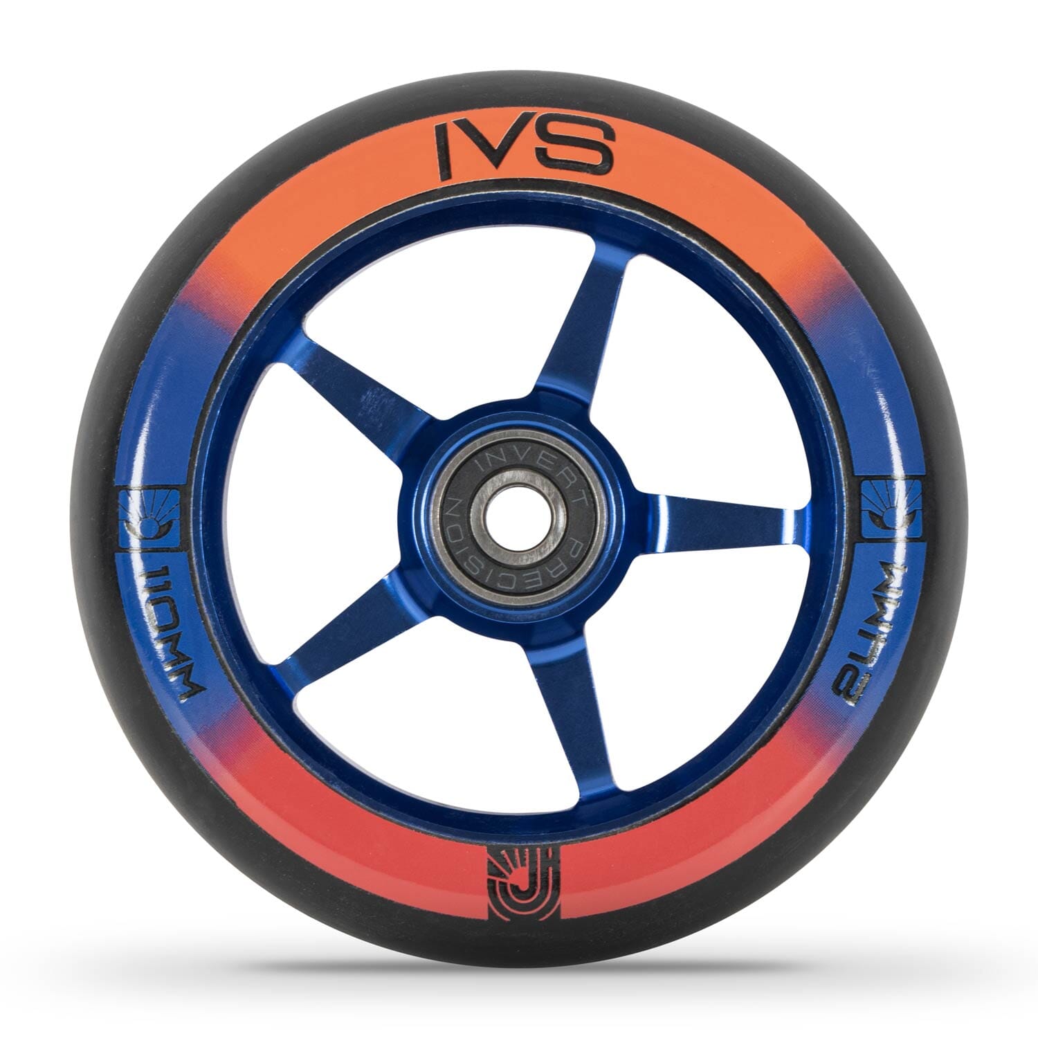 IVS Journey 3 Complete Scooter, Black/Blue/Orange Invert Scooters 