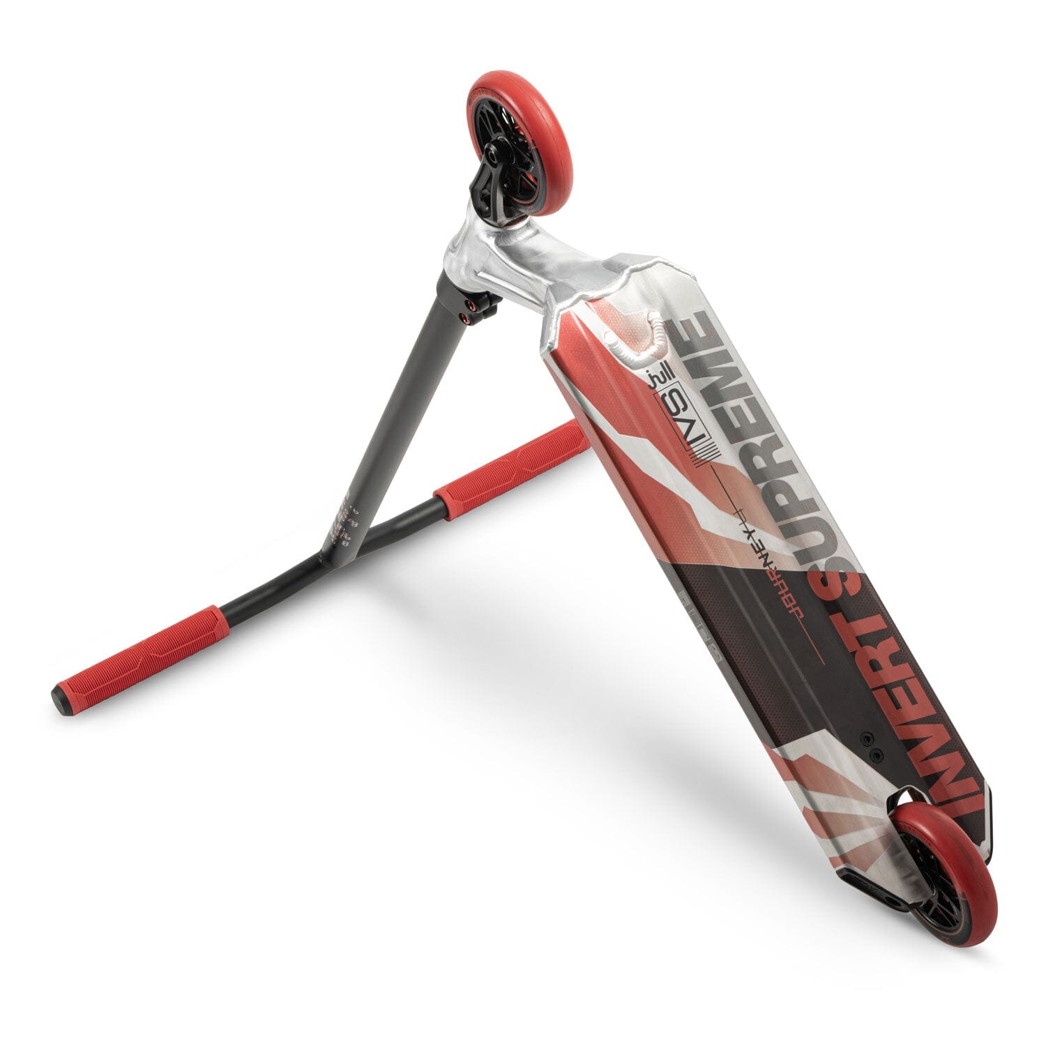 IVS Journey 4 Complete Scooter, Raw/Red Invert Scooters 