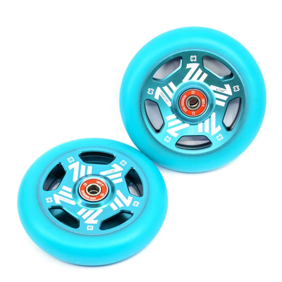 CORE Vent Hollow Scooter Wheel 110mm – Mint Blue Scooter Wheels CORE 