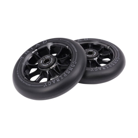 Triad Conspiracy Scooter Wheels 110mm (Pair), Ano Black
