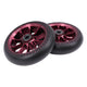 Triad Conspiracy Scooter Wheels 120mm x 30mm (Pair), Ano Red Scooter Parts Triad 