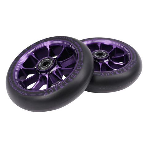 Triad Conspiracy Scooter Wheels 120mm x 30mm (Pair), Ano Ti