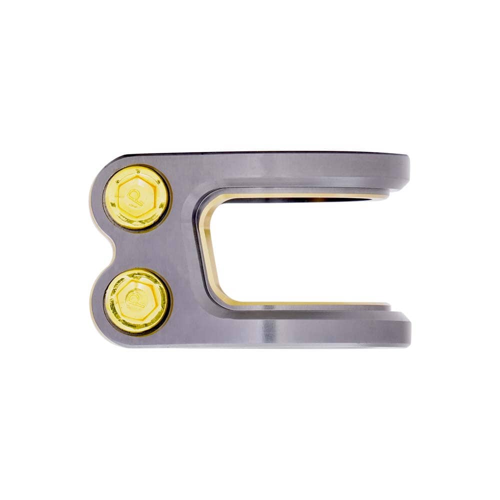 Oath Carcass 2 Bolt Clamp, Gold/Titanium Scooter Clamps Oath 