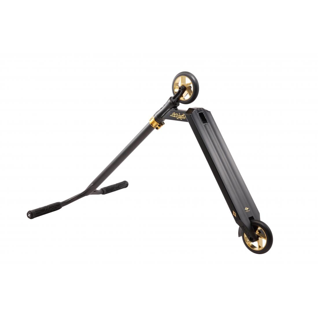 Sacrifice Flyte 120 V2 Complete Stunt Scooter, Black/Gold Stunt Scooter Sacrifice 