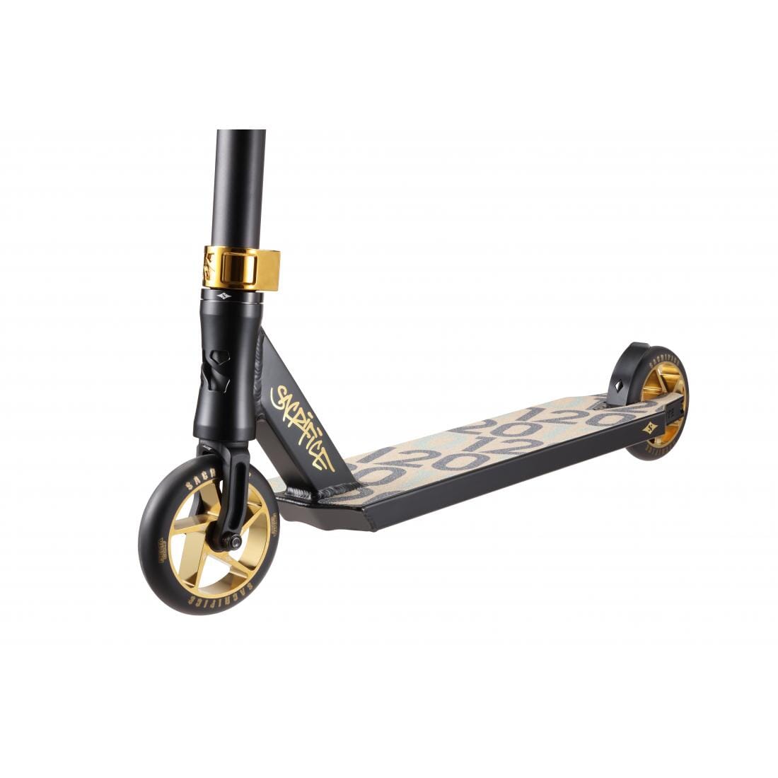 Sacrifice Flyte 120 V2 Complete Stunt Scooter, Black/Gold Stunt Scooter Sacrifice 